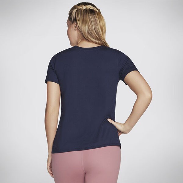 SKECHERS METALLIC LOGO TEE