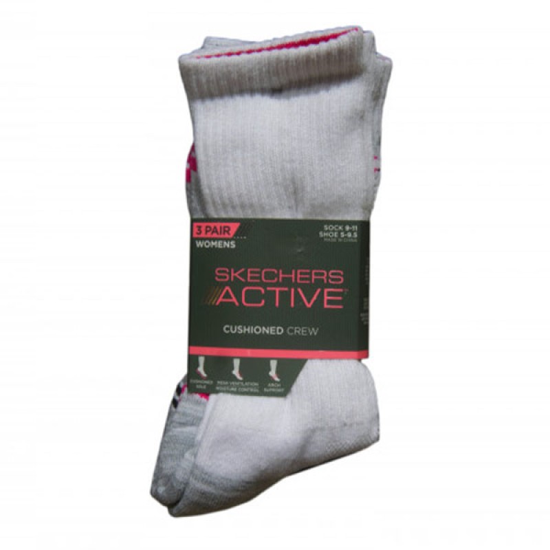 3PK WOMENS 1/2 TERRY CREW