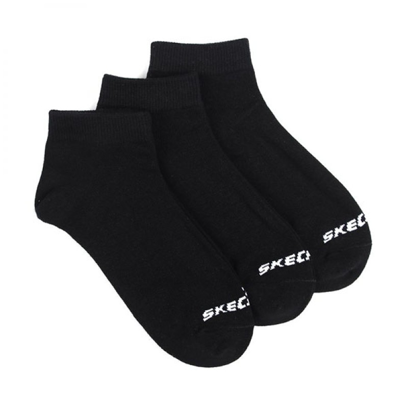 3PK UNISEX NON  TERRY QTR  CREW  - FLAT KNIT