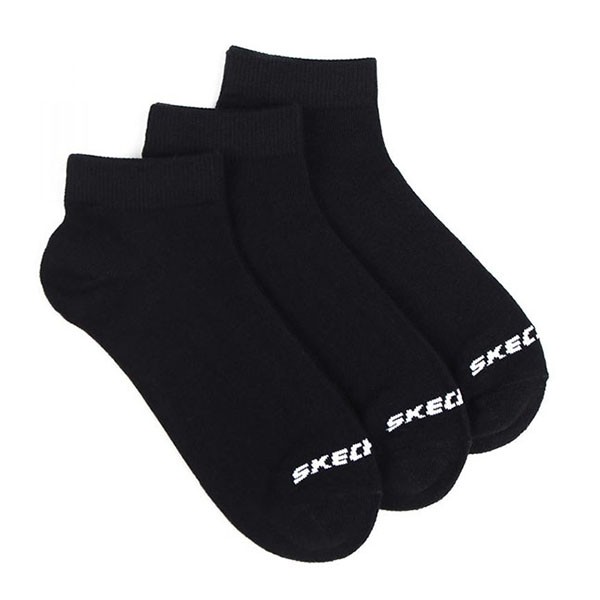 3PK UNISEX NON TERRY QTR CREW ·FLAT KNIT