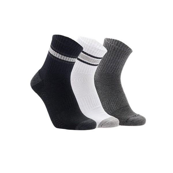 3PK MENS 1/2 TERRY HI QTR