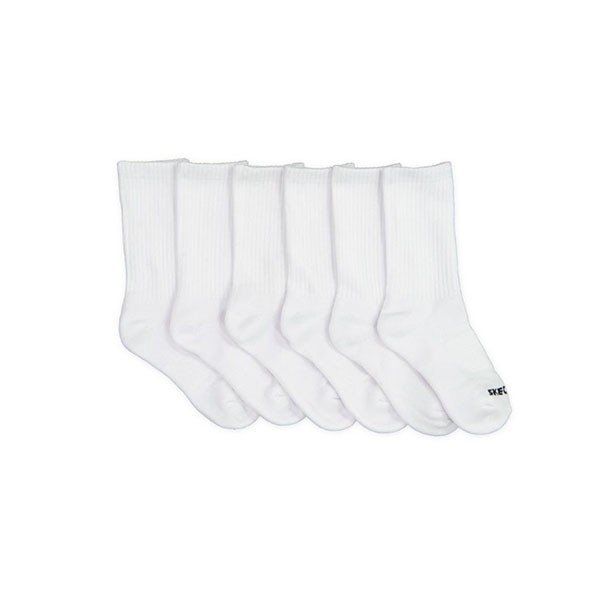 6PK UNISEX 1/2 TERRY CREW