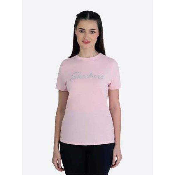 SKECHERS METALLIC LOGO TEE