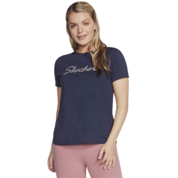 SKECHERS METALLIC LOGO TEE