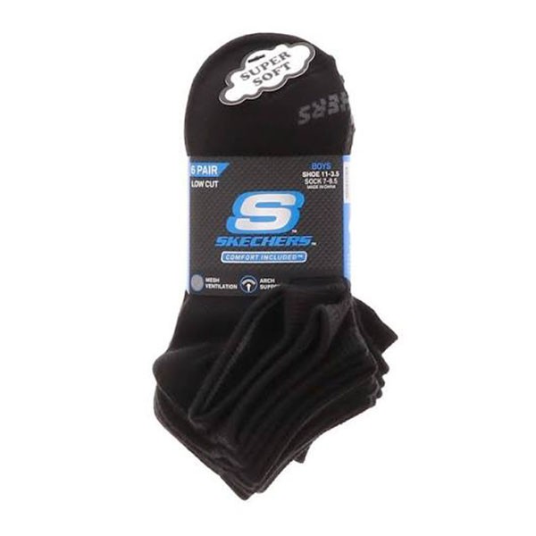 6PK BOYS NON TERRY LOW